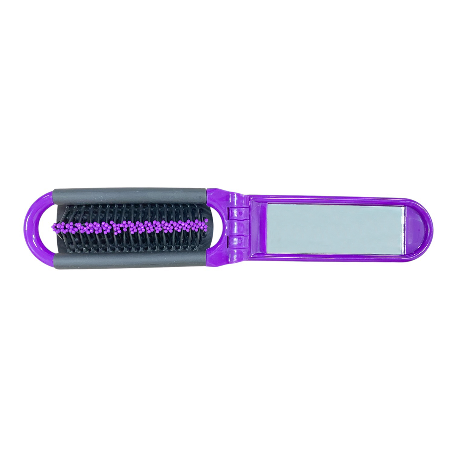 Oblong Folding Brush with Mirror view 5